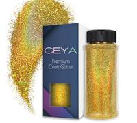 Ceya Poudre de paillettes ultra fines de 0,2 mm pour slime, résine époxy, gobelet, bijoux, nail art, festival, maquillage, scrapbooking, peinture, cartes de mariage - 100 g