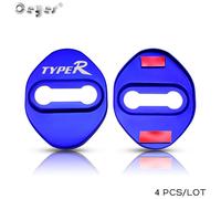 Ceyes-Couvertures De Protection De Serrure De Porte,Accessoires De Décoration Intérieure De Voiture,Pour Honda Voper Mugen Power Civic,Style Automobile,4 Pièces - Type For Typer Blue
