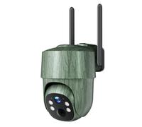 CEYOMUR Camera de Chasse Solaire 4G LTE, 2K PTZ avec Cartes SIM et SD, Vision Nocturne sans Scintillement, Diffusion en Direct, Vue complète à 360°, Audio bidirectionnel, étanchéité IP66