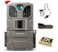 CEYOMUR Caméra de randonnée 20 MP 1080p avec Carte SD 32 Go et 4 Piles LED infrarouges Vision Nocturne Activée par Mouvement et étanchéité IP66 pour Le scoutisme de la Nature
