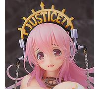 CEYONE Figurine d'anime Figurine Ecchi Super Sonico Balance Ver. 1/7 Figure Complète Amovible Vêtements Statue Collection Modèle Ornement Poupée Collection 25 cm/9.8 Pouces, Hard Chest