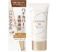 CEZANNE Mineral Cover BB Cream N 00 - Fond de teint sérum à couverture élevée - Beige clair - 30 g - Finition semi-mate - Imperméable - Lavable au savon