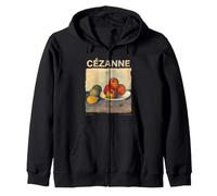 Cézanne Nature Morte Pommes Peinture Classique Illustration Graphique Sweat à Capuche