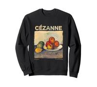 Cézanne Nature Morte Pommes Peinture Classique Illustration Graphique Sweatshirt