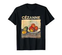 Cézanne Nature Morte Pommes Peinture Classique Illustration Graphique T-Shirt