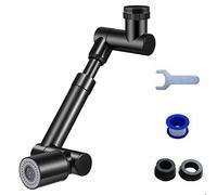 Cezmkio Extension de robinet rotative à 1440 °, robinet d'extension multifonction avec adaptateur pour salle de bain et cuisine