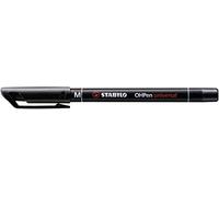 STABILO Marqueur indélébile OHPen Noir 1 pièce G