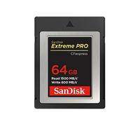SanDisk Carte CFexpress Type B Extreme PRO 64 Go – Jusqu'à 1 700 Mo/s – Pour vidéos 4K RAW