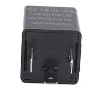 CF15 Clignotant LED, Relais Clignotant LED, CF15 JL-02 12V 24V ABS Universel Non-Polarité Relais Flash Normalement Ouvert pour, Relais de Système Électrique Automobile