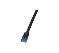 [CF2073U] LOGILINK Câble patch plat U/UTP, Cat. 6, 5,0 m, noir