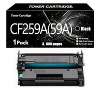 CF259A 59A Cartouche de Toner Compatible pour HP - 3 000 Pages - Compatible pour LaserJet Pro M404 M404n M404dn M404dw MFP M428 M428dw M428fdn M428fdw,1 Pack