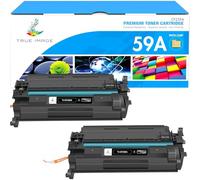 CF259A 59A Noir Cartouche de Toner: 2-Pack Compatible Remplacement pour HP 59A CF259A 59X CF259X pour Enterprise M404 M404n M404dn M404dw M406 M304 M304n M304dn MFP M430 Series Encre pour imprimante