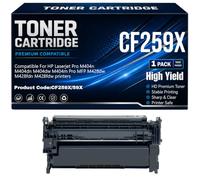 CF259X pour HP M404n M404dn M404dw M404m Cartouches de Toner 59X pour HP Pro MFP M428dw M428fdn M428fdw Imprimantes avec Puce Haute capacité 9 800 Pages,CF259X-1PC