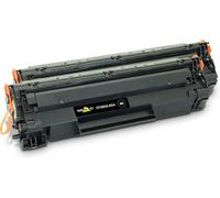 Cf283A 83A Cartouche De Toner Compatible Avec Hp Laserjet Pro Mfp M125A Mfp M125Nw Mfp M125Rnw Mfp M127Fn Mfp M127Fp Mfp M127Fs Mfp M127Fw Mfp M225Dn Mfp M225Dw Noir, 2-Pack[ENC943414]
