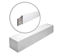 CF2S WALLSTYL Surplinthes - 18 pièces (36 m) - 110 x 22 x 2000 mm - NOËL & MARQUET - une marque de NMC - Polystyrène haute densité