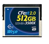 CFA-5120 Wise Carte CFast 2.0 Série 3400X 512 Go