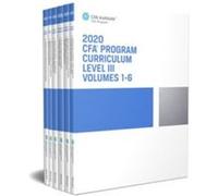 CFA Program Curriculum 2020 Level III Volumes 1 6 Box Set by CFA Institute CFA Institute (Auteur)