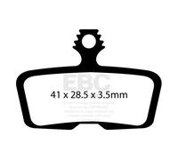CFA616R - Plaquettes de frein EBC Brakes Organic Performance pour vélo