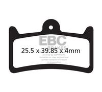 EBC Plaquettes de Frein à Disque Hope Evo V4, doré - fritté