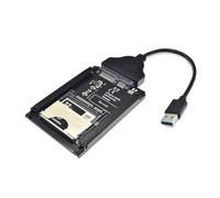 CFast Adaptateur de carte CFast 2.0 vers lecteur de carte pour PC portable CFast 2.0 vers SATA3.0 Adaptateur de carte lecteur de carte pour ordinateur portable adaptateur portable externe
