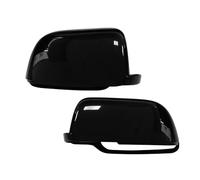 CFCKHPTHAZ Coques Rétroviseurs Auto Noir Brillant Cache Rétroviseur Gauche+Droite pour VW pour Polo 9N 2002 2003 2004 2005 6Q0857537 6Q0857538