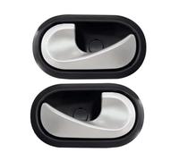 CFCKHPTHAZ Poignée De Porte Intérieure Pour Renault Pour Master MK3 2010-2020 Pour Megane II 2003-2008 Pour Clio III 2005-2014 Pour Scenic II 2003-2009(1 Pair Silver)