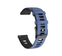 CFCMZTZPED Bracelet de sport en silicone for Garmin Venu 3 Forerunner 255 Music 55 245 645 Mesh Band for Vivoactive 4/Venu 2.(Blue Black,22mm)