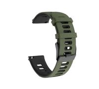 CFCMZTZPED Bracelet de sport en silicone for Garmin Venu 3 Forerunner 255 Music 55 245 645 Mesh Band for Vivoactive 4/Venu 2.(Army green-Black,22mm)