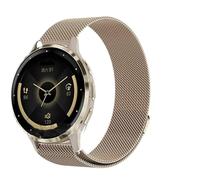 CFCMZTZPED Bracelet en métal adapté for la montre for Garmin Venu 3s 2 plus 2s SQ Band Vivoactive 3 4 4s / Forerunner 245 255s 265s.(Starlight,For Garmin Venu 2S)