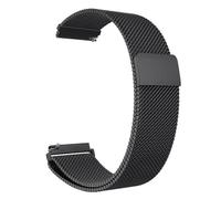 CFCMZTZPED Bracelet en métal adapté for la montre for Garmin Venu 3s 2 plus 2s SQ Band Vivoactive 3 4 4s / Forerunner 245 255s 265s.(Black,20mm)