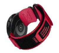 CFCMZTZPED Bracelet en nylon camouflage for Samsung Galaxy Watch 7 6 5 4 40/44 mm 6 Classic 43 47 mm for Huawei Watch GT5 4Pro(Red,20MM L)