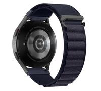 CFCMZTZPED Bracelet en nylon Loop for Samsung Watch 7 6 5 4/for Amazfit Active 2 Bracelet for Huawei Watch 4/GT5-4-3 Pro Band.(Deep blue shiny,Width 20mm)