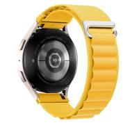 CFCMZTZPED Bracelet en nylon Loop for Samsung Watch 7 6 5 4/for Amazfit Active 2 Bracelet for Huawei Watch 4/GT5-4-3 Pro Band.(Yellow,Width 22mm)