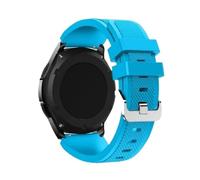 CFCMZTZPED Bracelet en silicone for Samsung Galaxy Watch 7/5/6/4/3/46 mm/active 2/Gear S3 Frontier/Sport, compatible for Huawei GT 4/3/2/2E(Sky-Blue,20MM)