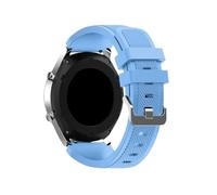CFCMZTZPED Bracelet en silicone for Samsung Galaxy Watch 7/5/6/4/3/46 mm/active 2/Gear S3 Frontier/Sport, compatible for Huawei GT 4/3/2/2E(Light Blue,22MM)