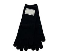 CFCMZTZPED Gants tricotés for femme, style décontracté, étiquette en tissu, polyvalents, chauds et d'hiver, couleur unie, 26,5 x 10 cm(Lavender)