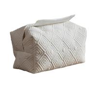 CFCMZTZPED Soft Fabric Tissue Box Living Room Table Storage Container Home & Car(White)