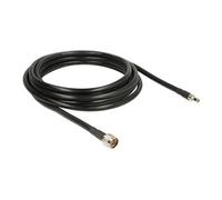 CFD400 LLC400 low loss - Câble d'antenne - connecteur N (P) pour RP-SMA (P) - 5 m - coaxial - noir