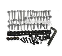CFDEKOIB Vis De Carrosserie Compatible avec Aprilia pour Futura Falco pour Sl1000 Kit Complet Boulons Carénage pour Moto Vis Carrosserie Carénage Moto pour Kit D'assortiment De Boulons