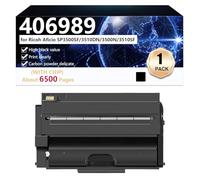 CFDFDA 406989 Cartouche de Toner Compatible pour Ricoh Aficio SP3500SF 3510DN 3500N 3510SF Imprimantes, Haute Capacité 6500 Pages, Impression Haute Définition,Black-1 Pack