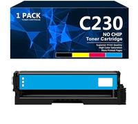 CFDFDA C320 Remplacement des Cartouches de Toner 006R04383 006R04384 006R04385 006R04386 Toner (Pas de Puce) Travail à Haut Rendement pour Xerox C230 C235 Imprimante,Cyan-3000 Pages