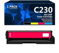 CFDFDA C320 Remplacement des Cartouches de Toner 006R04383 006R04384 006R04385 006R04386 Toner (Pas de Puce) Travail à Haut Rendement pour Xerox C230 C235 Imprimante,Magenta-3000 Pages