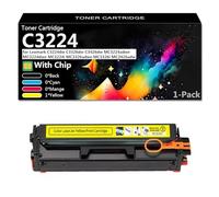 CFDFDA C3224 Cartouche de Toner de Remplacement Compatible [avec Puce] pour Lexmark C3224dw C3326dw C3426dw MC3224adwe MC3224dwe MC3224i Imprimante, Haute Performance, Haute Capacité,Yellow