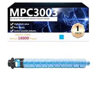 CFDFDA Cartouche de Toner de Remplacement Compatible pour MPC3003 MPC-3003 pour Ricoh MP C3003SP 3004SP 3503SP 3504SP Imprimantes (avec Puce),Cyan