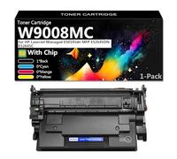 CFDFDA Cartouche de Toner W9008MC Compatible pour HP Laserjet Managed E50145dn MFP E52645DN E52645C Imprimante, 5000 Pages,Black