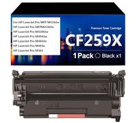 CFDFDA CF259X Cartouche de Toner Compatible Multipack avec Puce pour HP MFP M428dw M428fdn M428fdw M404dw M404dn M404n M304 Imprimante, Grande Capacité de Sélénium, 3000/9800 Pages,9800pages