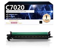 CFDFDA Compatible pour Xerox C7025 Unité Tambour Fonctionne avec Puce pour Xerox VersaLink C7020 C7025 C7030 Imprimantes, Haute Capacité 80000 Pages,Black