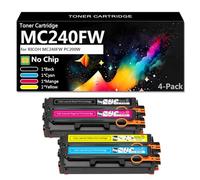 CFDFDA MC240FW Cartouche de Toner 408451 408452 408453 408454 Compatible pour Richo MC240FW PC200W Imprimante, 4500 Pages,1 Set