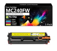 CFDFDA MC240FW Cartouche de Toner Compatible de Remplacement pour Richo 408451 408452 408453 408454, Cartouche de Toner à Haut Rendement Fonctionne avec MC240FW PC200W Imprimantes,Yellow