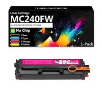 CFDFDA MC240FW Cartouche de Toner Compatible de Remplacement pour Richo 408451 408452 408453 408454, Cartouche de Toner à Haut Rendement Fonctionne avec MC240FW PC200W Imprimantes,Magenta